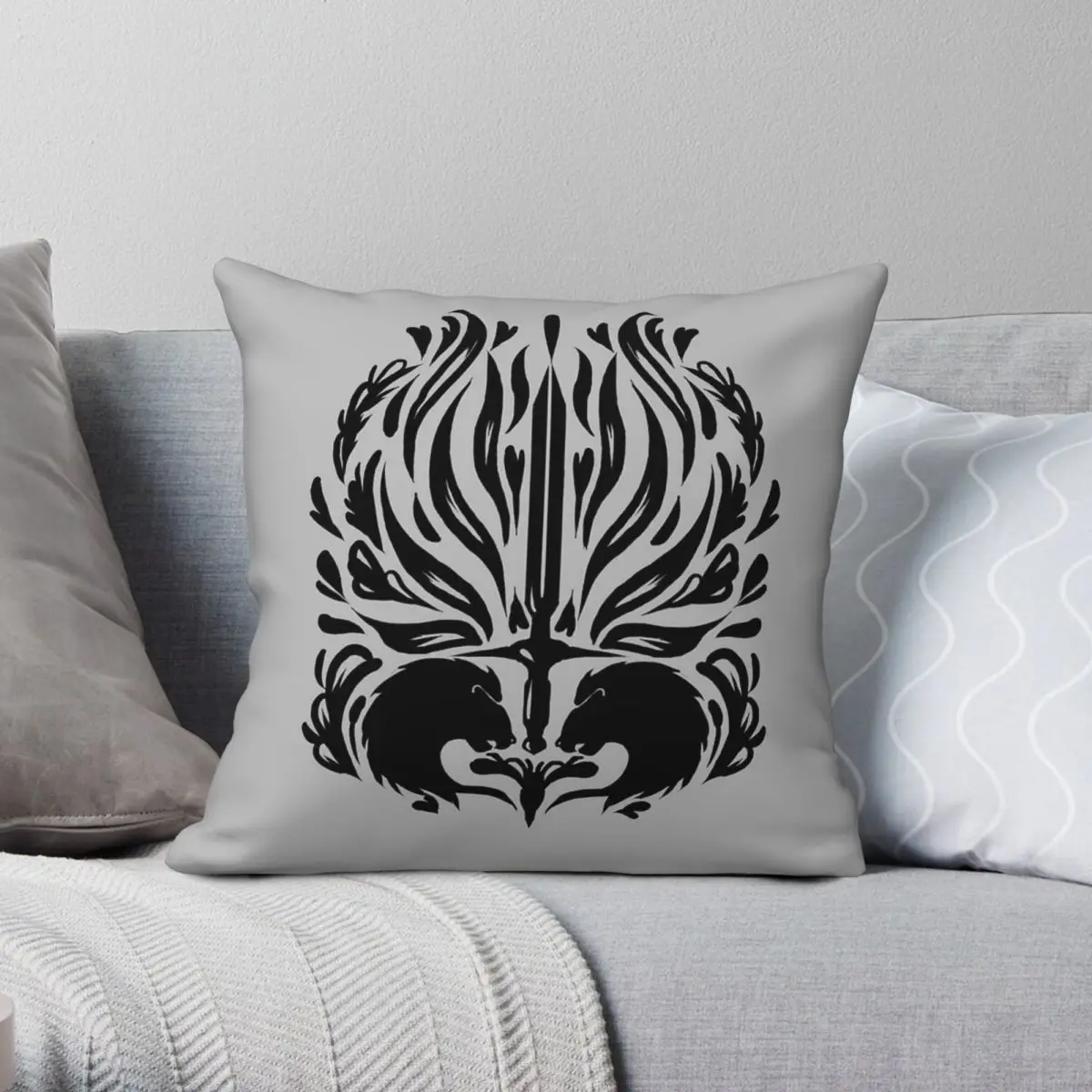 Dragon Age Cullen Rutherford Tattoo Square Pillowcase Polyester Linen Velvet Printed Zip Decorative Home Cushion Case 18