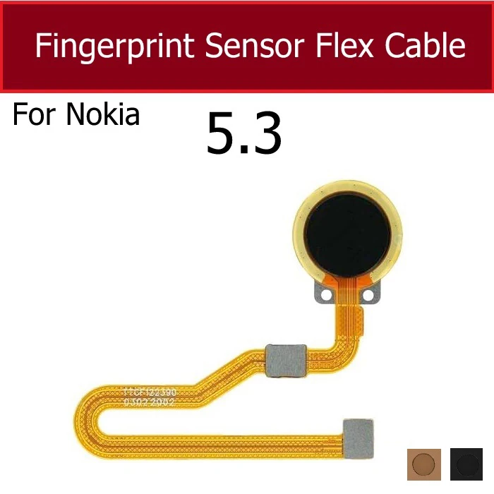 

Для Nokia 5,3 TA-1234 TA-1223 TA-1227 TA-1229 Кнопка возврата отпечатков пальцев сенсор гибкий кабель запасные части для ремонта