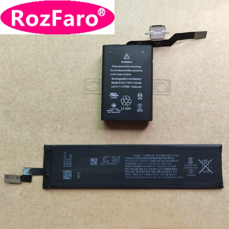 

RozFaro A1542 A1672 A1657 020-00634 020-00633 020-8446 Mouse Keyboar Battery For Apple Magic Trackpad 2 A1645 A1644 A1843 A1542