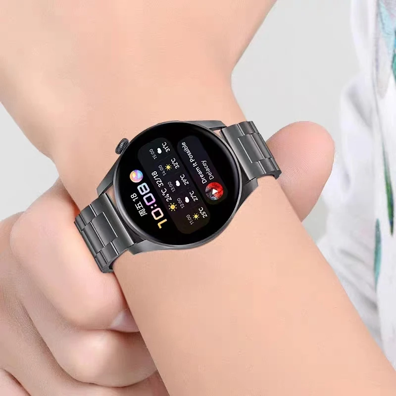 

22mm 20mm Titanium alloy band For Samsung Galaxy watch 3 4 5 Gear S3 Amazfit GTR High end wristband For Huawei watch 4 GT2/3 Pro