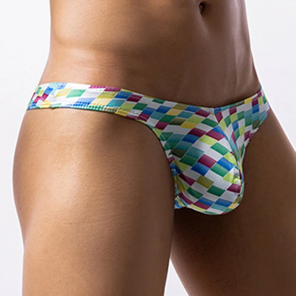 

Bodysuit Underwear All Seasons Soft Spandex Breathable Underpants Brief Color Matching Colorful Lingerie Pouch