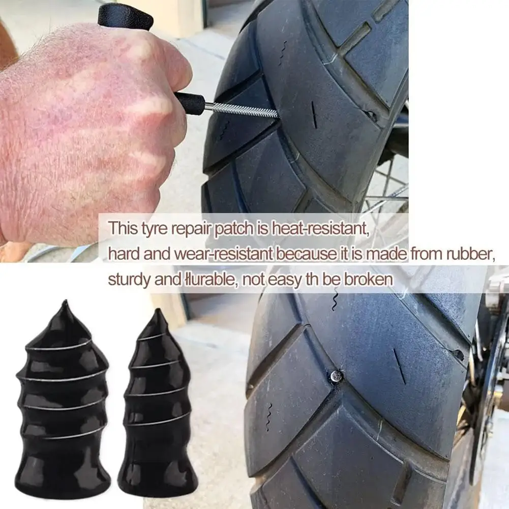 Car Vacuum Tyre Repair Nail Tire Repair Tool Set Cars Truck Rubber Tire Puncture Motorcycle Repair Glue Nails image 4
