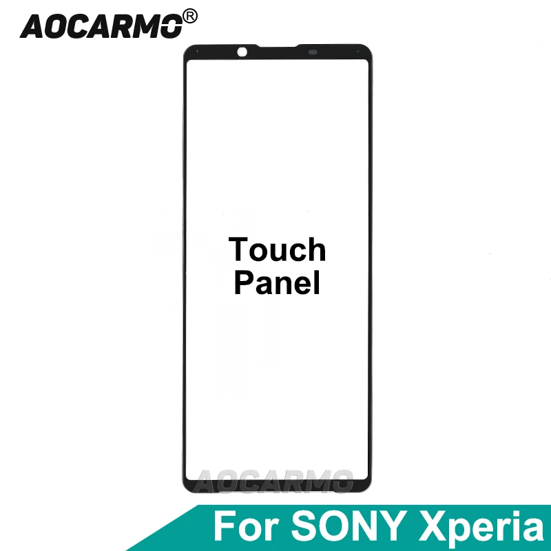 Aorcarmo dla Sony Xperia 1 5 II III IV V VI Wyświetlacz Przedni Zewnętrzny Szklany Panel Dotykowy LCD Część Zamienna