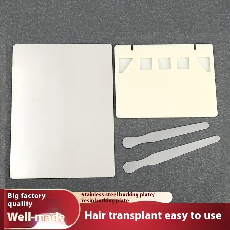 Hair transplantation, eyebrow transplantation, hair transplantation, stainless steel pad, epoxy resin, hair follicle separation