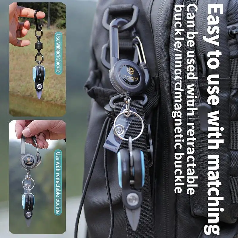 Portable Stainless Steel Fishing Lure Shears Serrated Blade Cut PE Line Mini Outdoor Fishing Accessory view 4