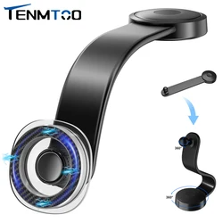Tenmtoo Magnetic Car Phone Holder with Flexible Arm Mobile Support for Car Fit for iPhone 15 14 13 12 Pro Max Plus MagSafe Cases