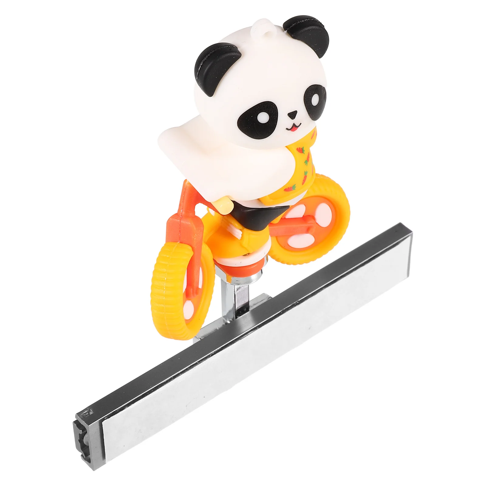 

Cute Panda on Bike Car Dashboard Decoration Ornament Easy Installation Unique Car Accessories for Women Teens