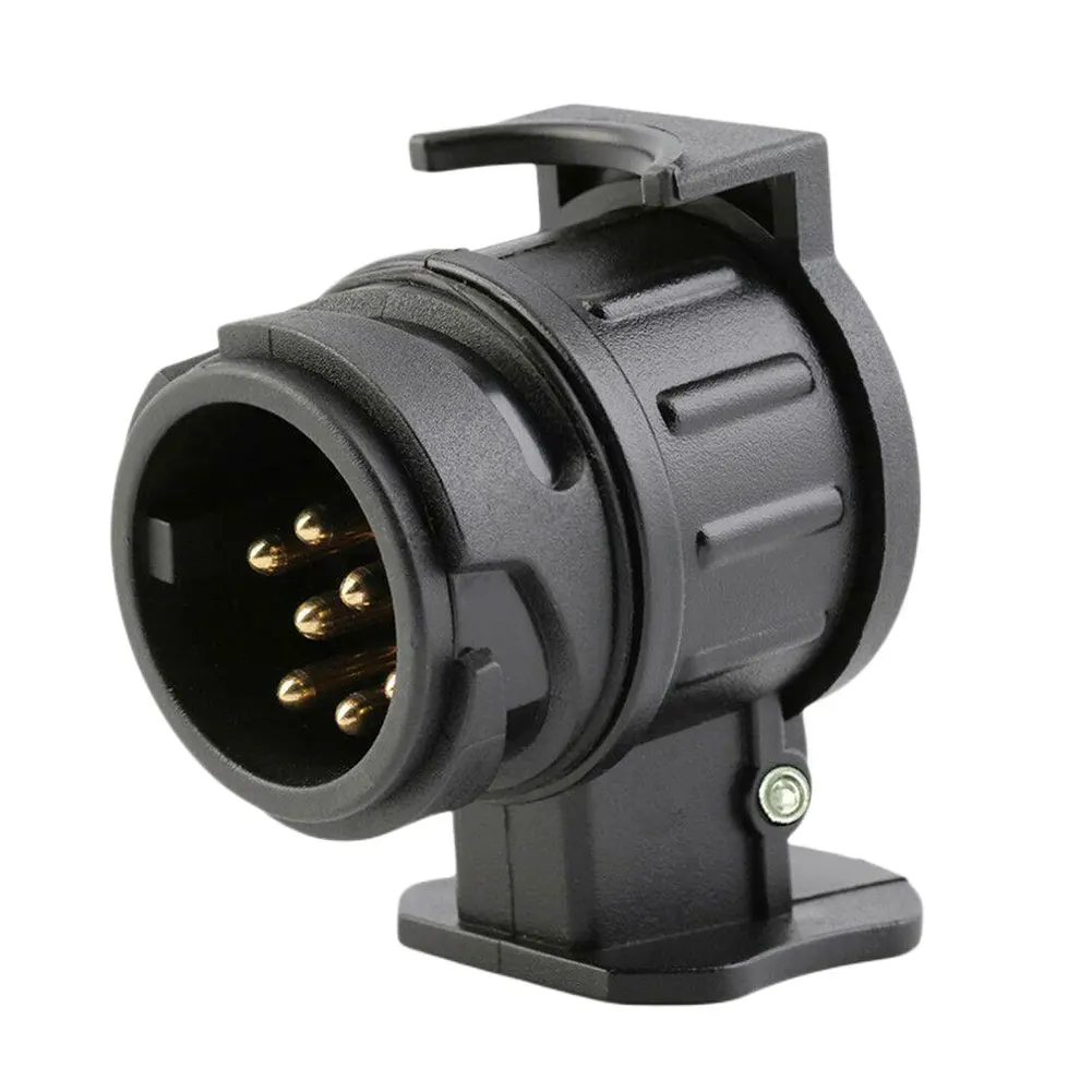 13 To 7 Pin Plug Adapter Trailer Connector Waterproof Truck Caravan Towing Electric Adapter Protect Connections for Car Trailer