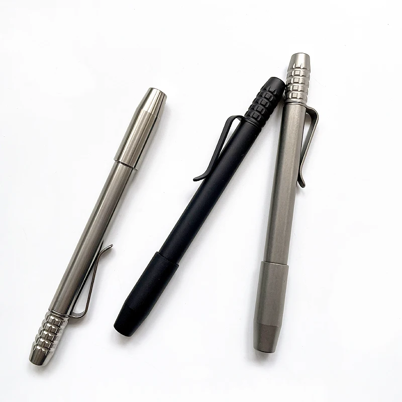 

1PC Titanium Alloy Signature Pen Magnetic Cap Neutral Pen Portable EDC Defense Tools And Equipment