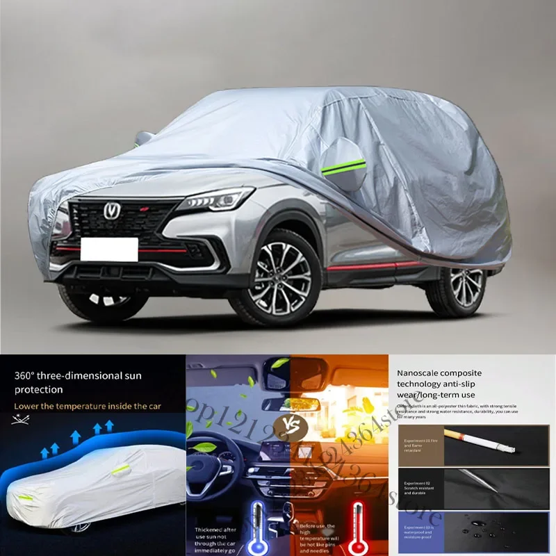 For Changan CS85 coupe Auto Anti snow Anti dust Anti-uv Anti peeling paint And Anti Rainwater 210t car cover Car cover