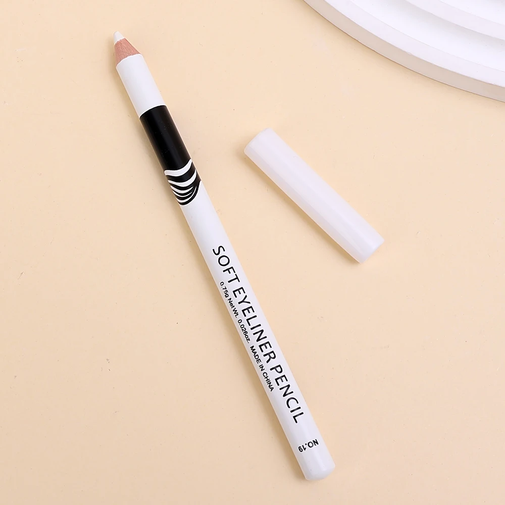 Matte White Eyeliner Pencil Waterproof Lasting Brightening Smooth Easy To Wear Eye Liner Lying Silkworm Pen Eyes Makeup Cosmetic