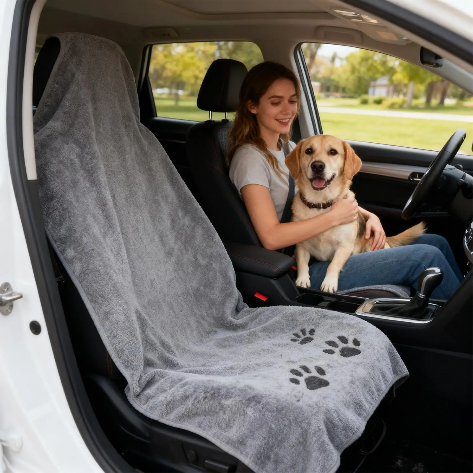 1pc Car Seat Protective Cover Repair Maintenance Polyester Dust Cover Waterproof Oil Resistant Car Vehicle Repair Seat Covers
