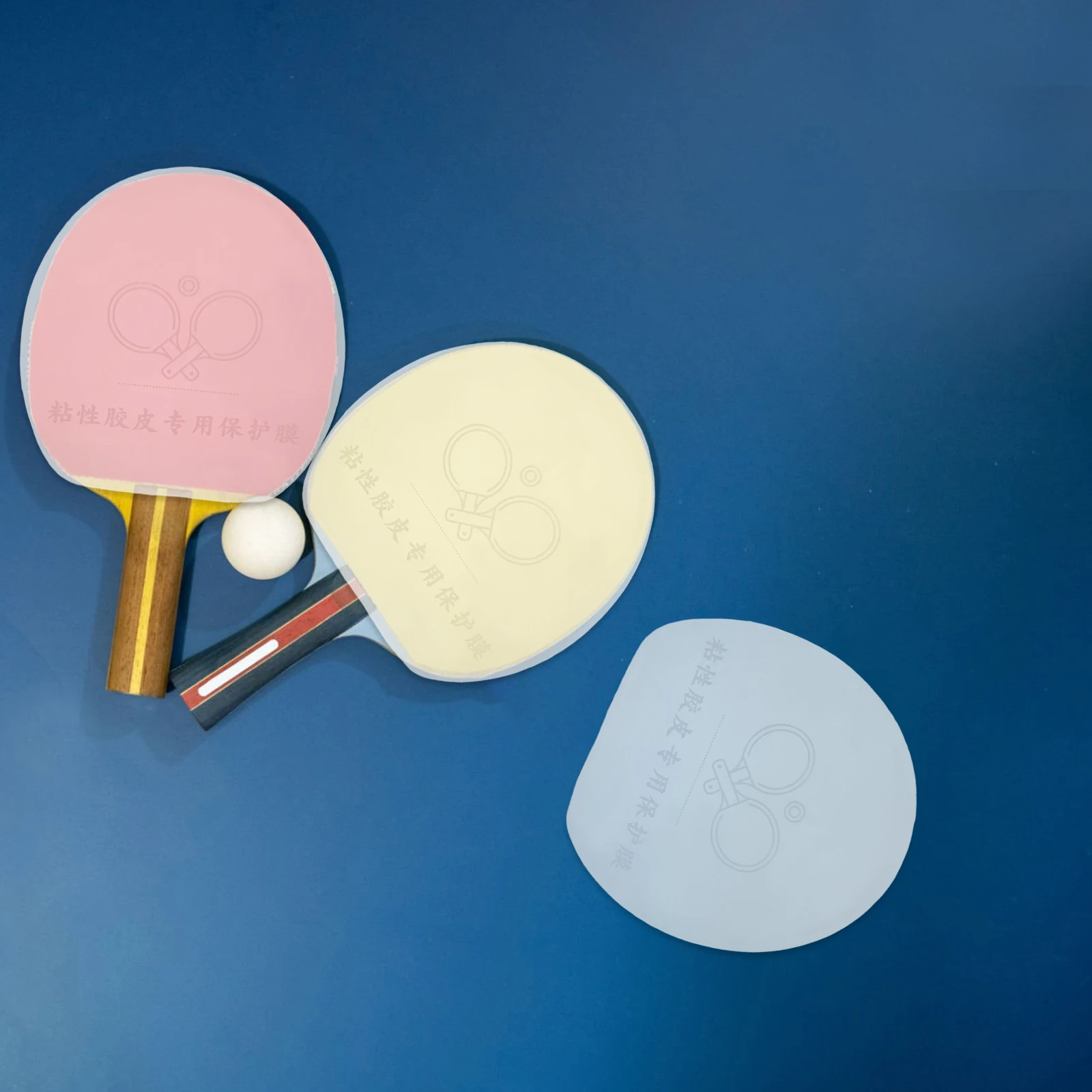 

10Pcs Table Tennis Racket Protection Film Non Adhesive Paddle Sheet Professional Level Shield for Tournaments and Training