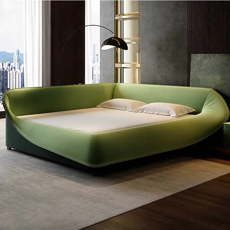 Creative Bird\'s Nest Bed Modern Minimalist Parent Child Bedroom King Bed Designer Safe Sleeping Cama De Casal Home Furniture