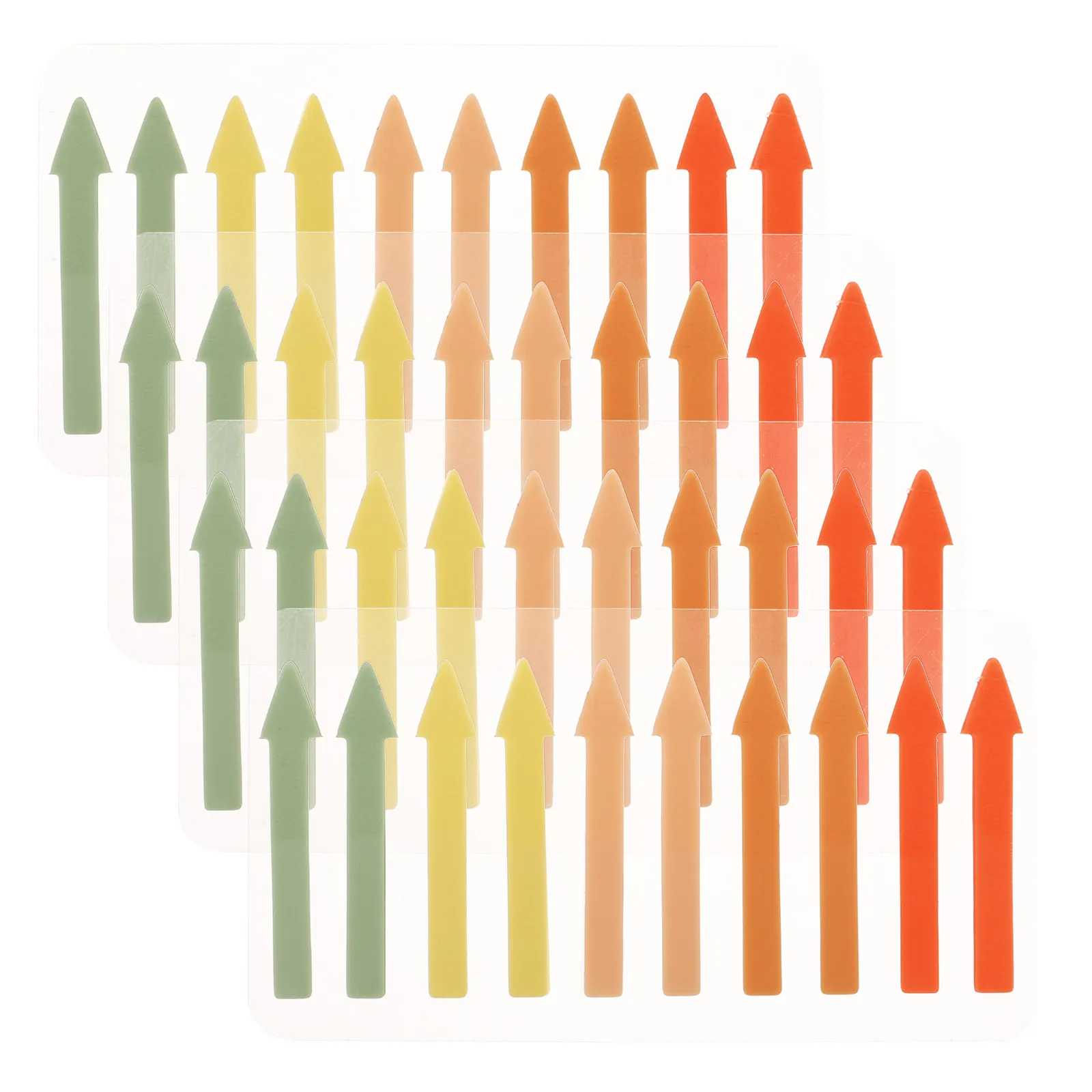 

4pcs Arrow Tabs 4 Sheets Colorful Index Tabs For Note Bookmarks Highlight Strips Portable Page Markers Reading