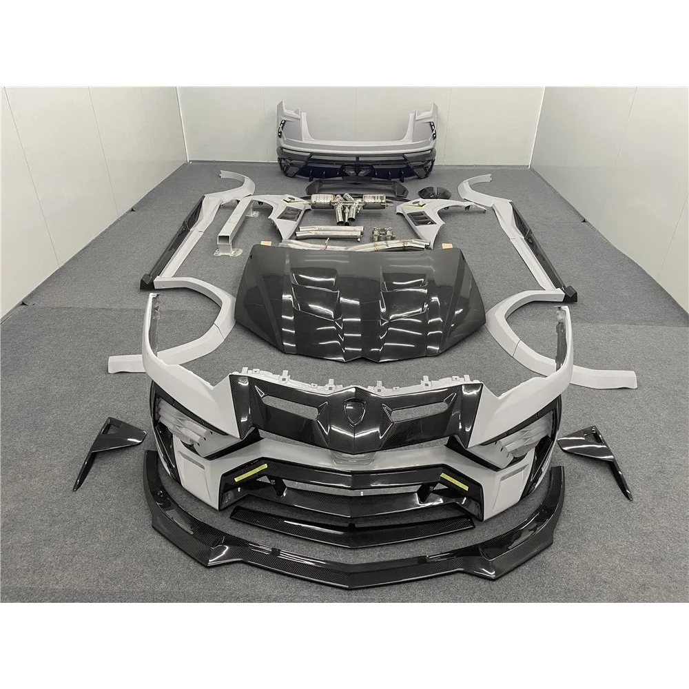 طقم الجسم من ألياف الكربون الجافة URUS MS للشفة الأمامية، غطاء ناشر لـ URUS إعداد مثالي مضمون استرداد مزدوج إذا لم يناسب تمامًا