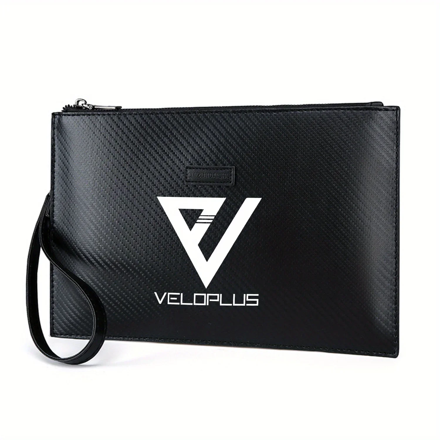 

Абстрактный V-образный дизайн с полосками и текстом. Элегантная мужская сумка из искусственной кожи с принтом. Модная и практичная для повседневной носки.