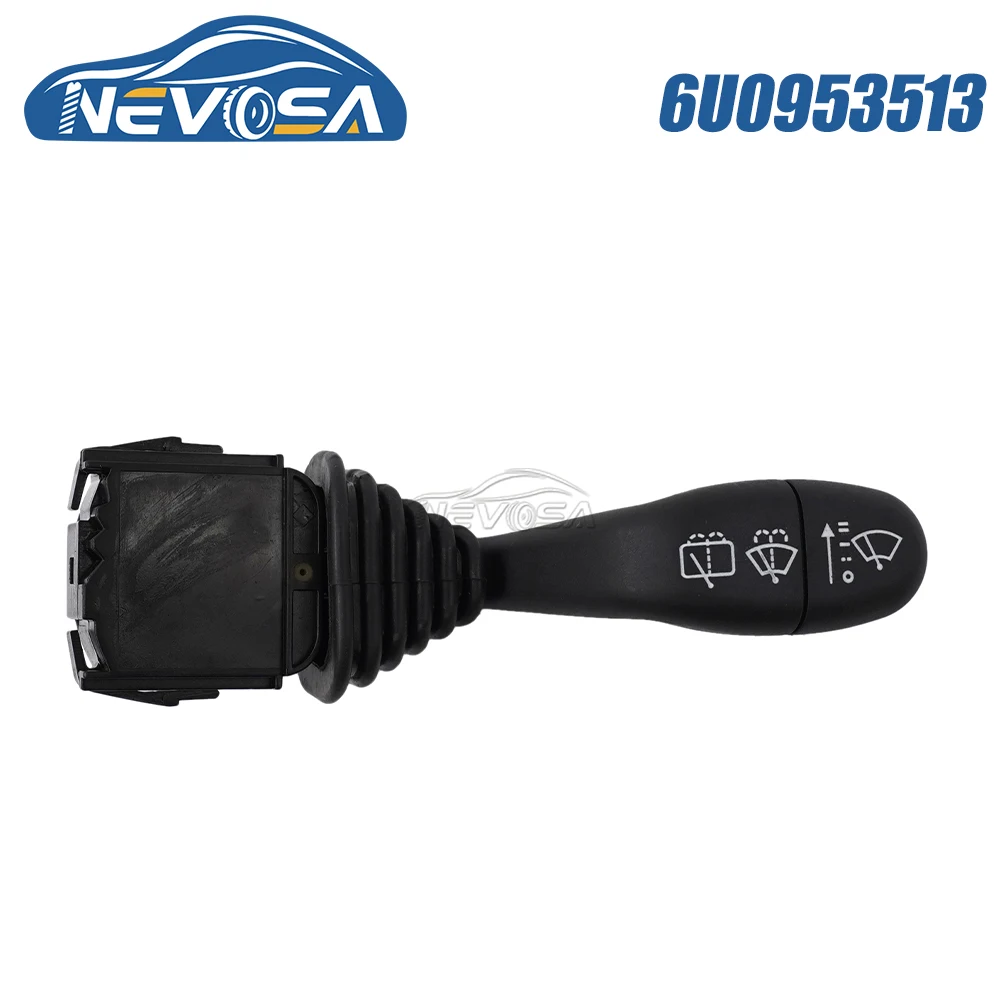 

NEVOSA Windshield Wiper Control Switch Steering Column Switch For VW SKODA Felicia I Estate Pickup 1.3 LX LXI 1995 6U0953513A