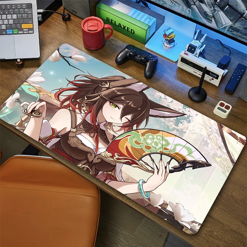 

Mousepad Gamer Rubber Desk Mat Rubber Office Extend Table Desktop Keyboard Mats Pads HD Print Honkai Star Rail Gaming Mouse Pad