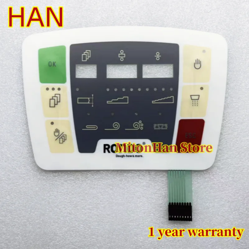 New For Rondo SKO611 Dough divider Membrane Keypad Button keyboard film