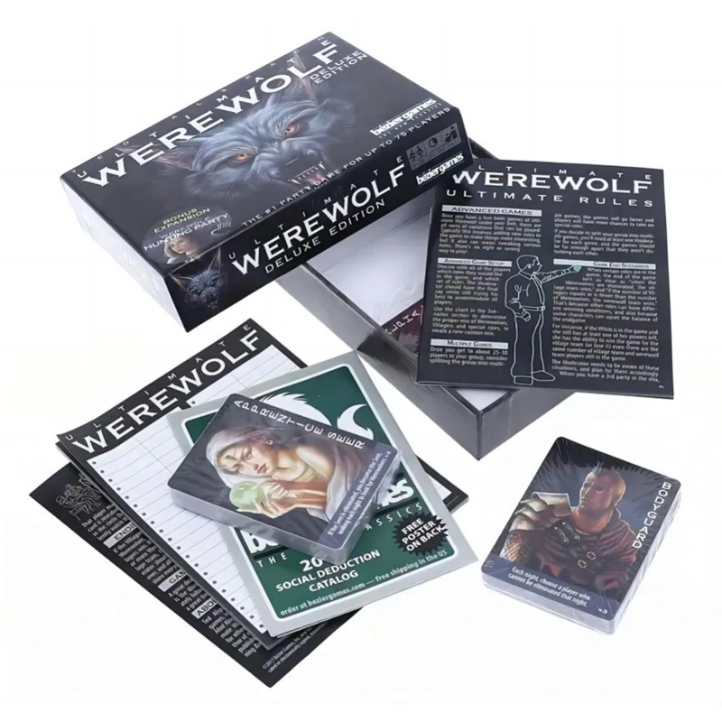 English Version Of One Night Ultimate Werewolf Alien Board Game