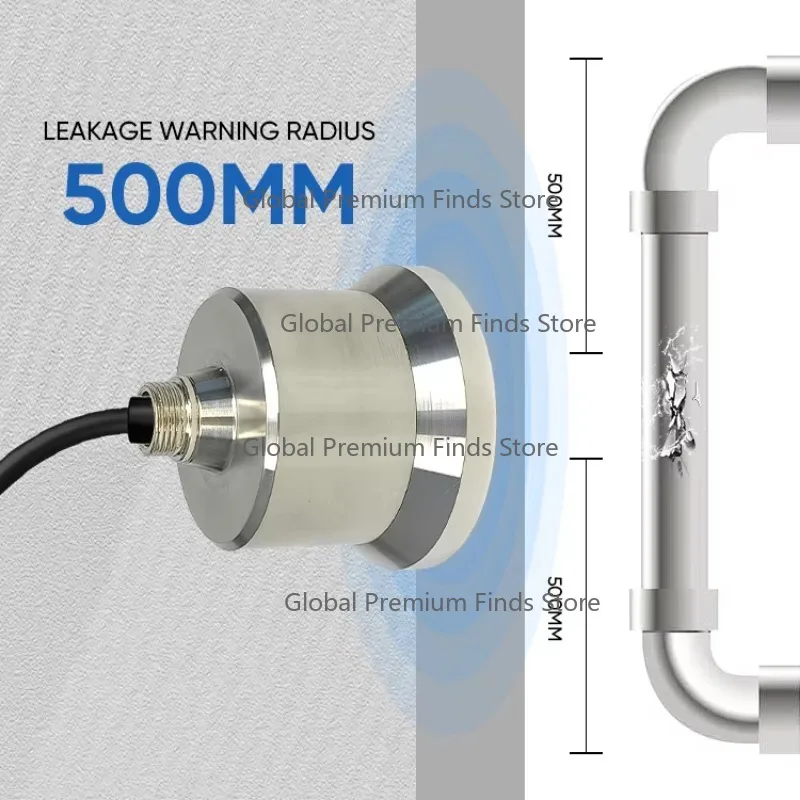 High-Sensitive Underground Water Leak Detector - CE Certified + Telephone Headset