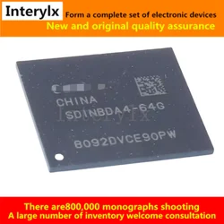 1Pcs/Lot SDINBDA4-64G SanDisk EMMC storage font IC 64GB new original spot BGA153 ball