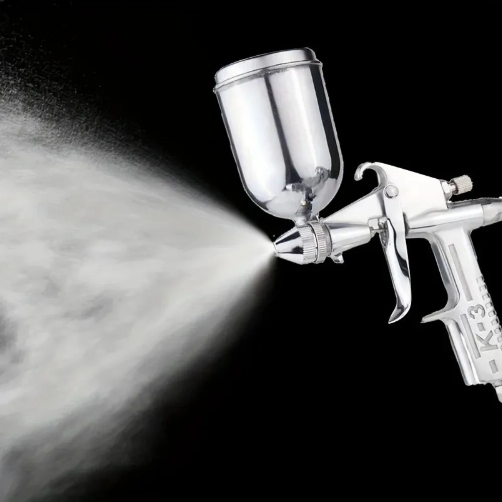 

Мини-пневматический распылитель 125 мл, регулируемый автомобильный покраска, ремонтный аэрограф, алюминиевый тонкий туман, профессиональный распылитель