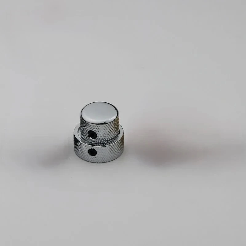1 Piece Dual Concentric Control Knob for Guitars, NC004 CR/BN/BK/GD