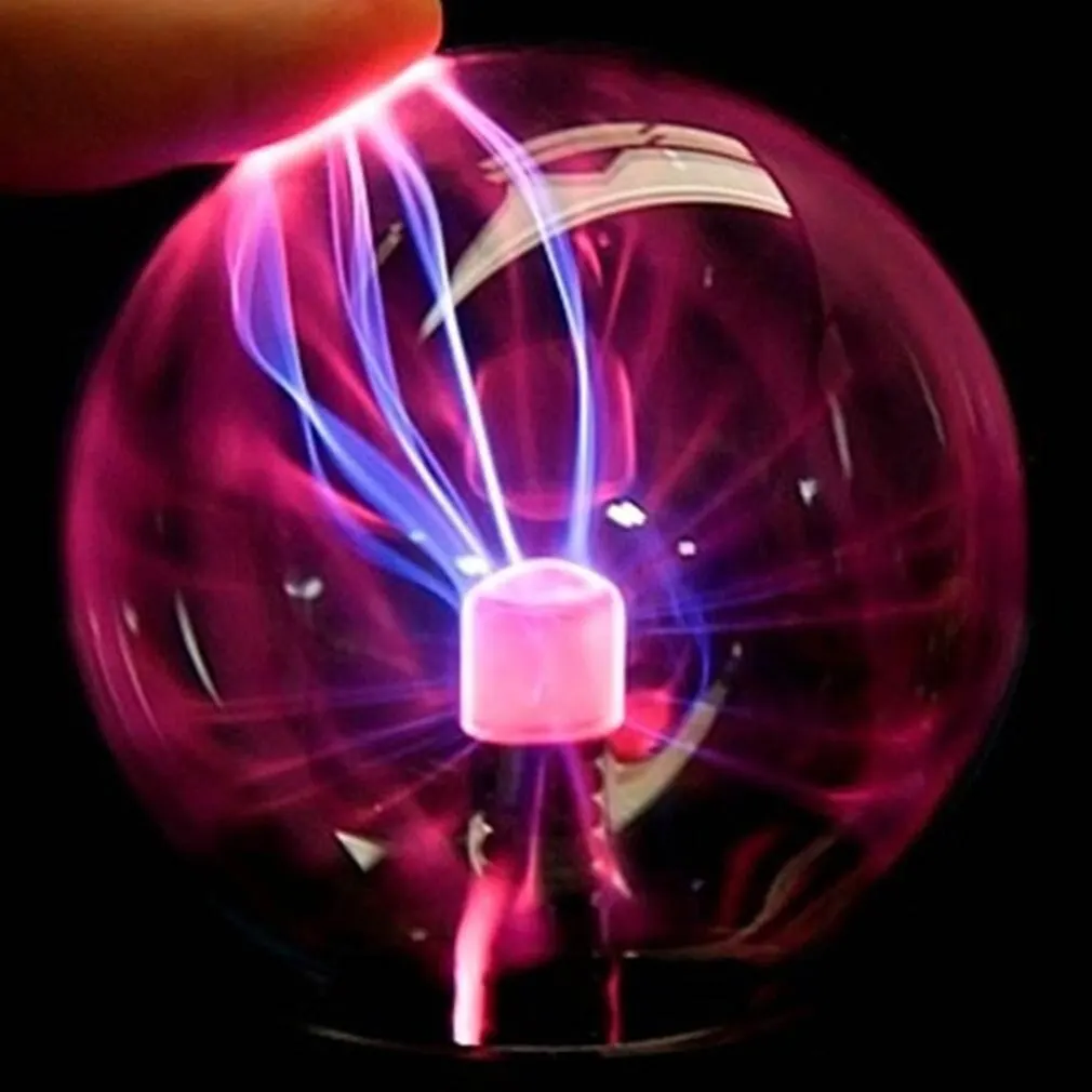 Magic Light Ball USB Voice Controlled Electrostatic Ball Plasma Magic Small Night Lighting Ball Light Touch Electrostatic Ball