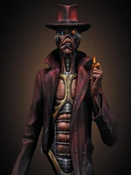 Unassambled 1/12 ancient FANTASY soldier OFFICER BUST figure Resin figure miniature model kits Unpainted