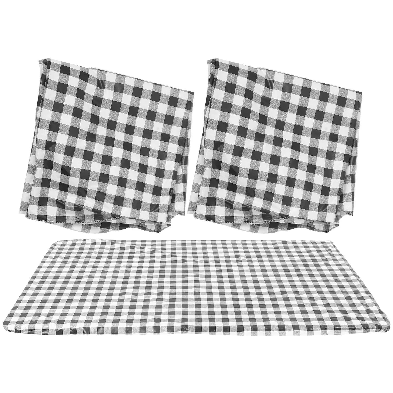 

1Set Waterproof Elastic Fitted Picnic Table Cloth Bench Covers Set Outdoor Camping Table Protection Cover Camping Tablecloth