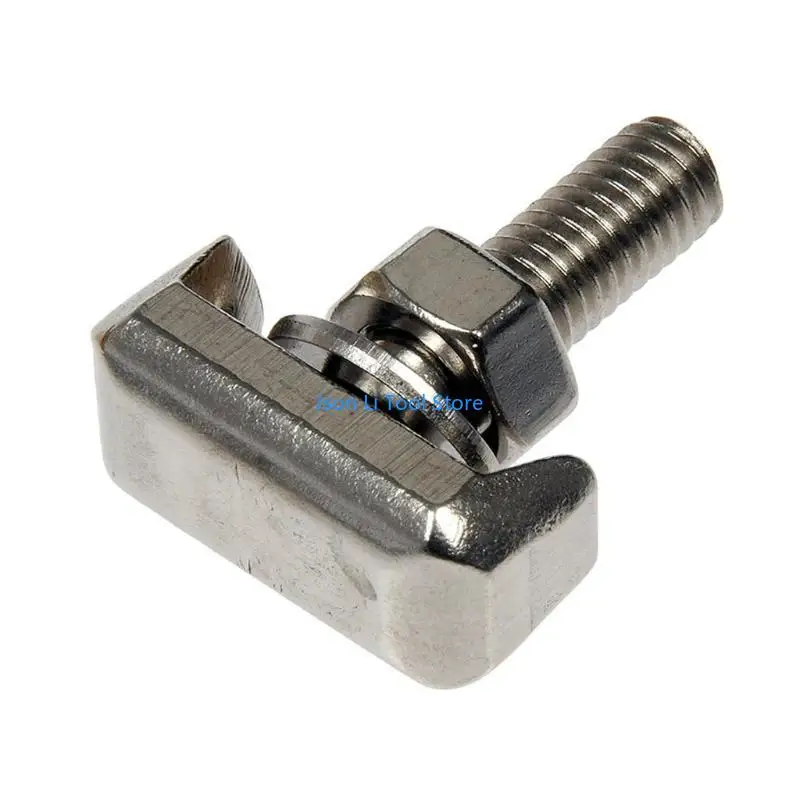 Y08D 2 PCS Terminal bateria do carro T para Bolt para W/Nut & Washer Battery Cable Tensor