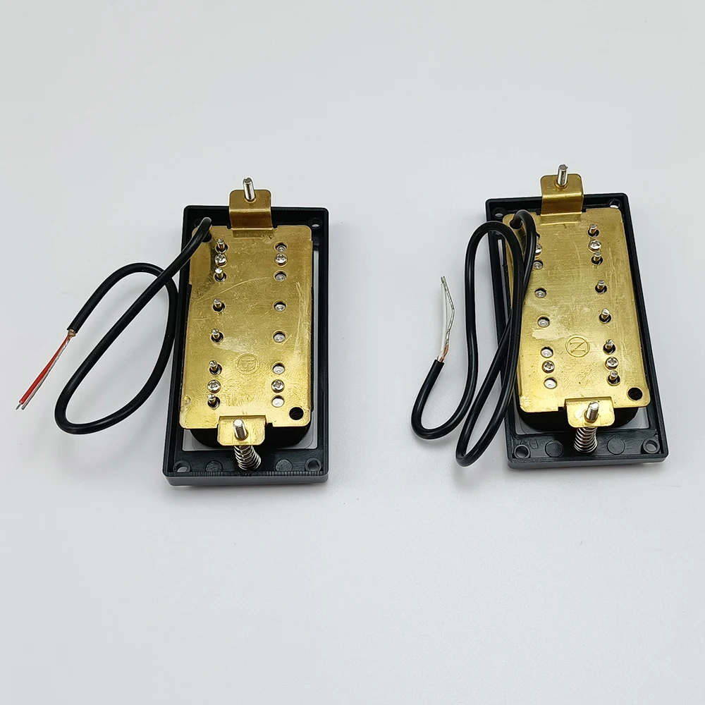 Electric Guitar Pickup Humbucker Double Coil LP Electric Guitar Pickups 50/52mm Neck Bridge Pickup with installing Frame