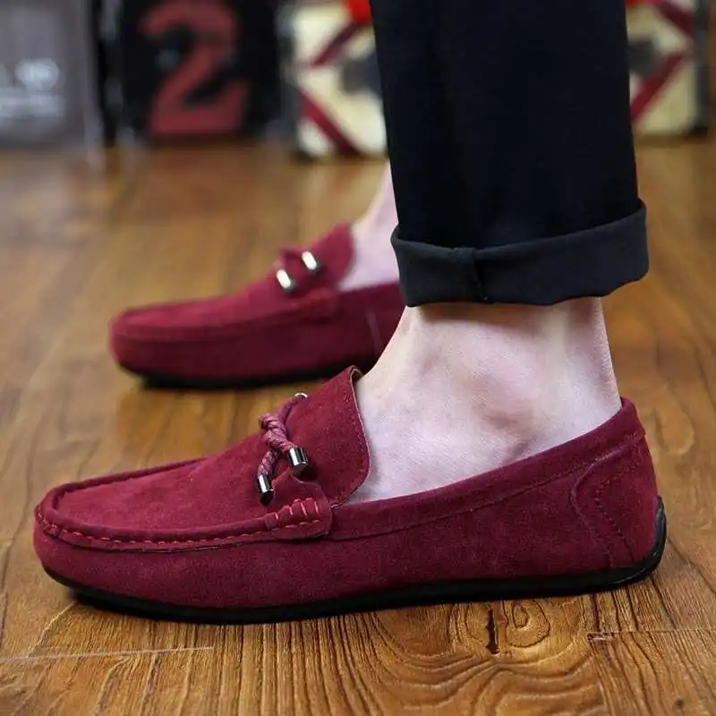 Sepatu Pria Kasual Lowtop Flat oes Faionable Flats Doug Nyaman Spor Slip-On Loers ujung bulat Sol Karet EVA