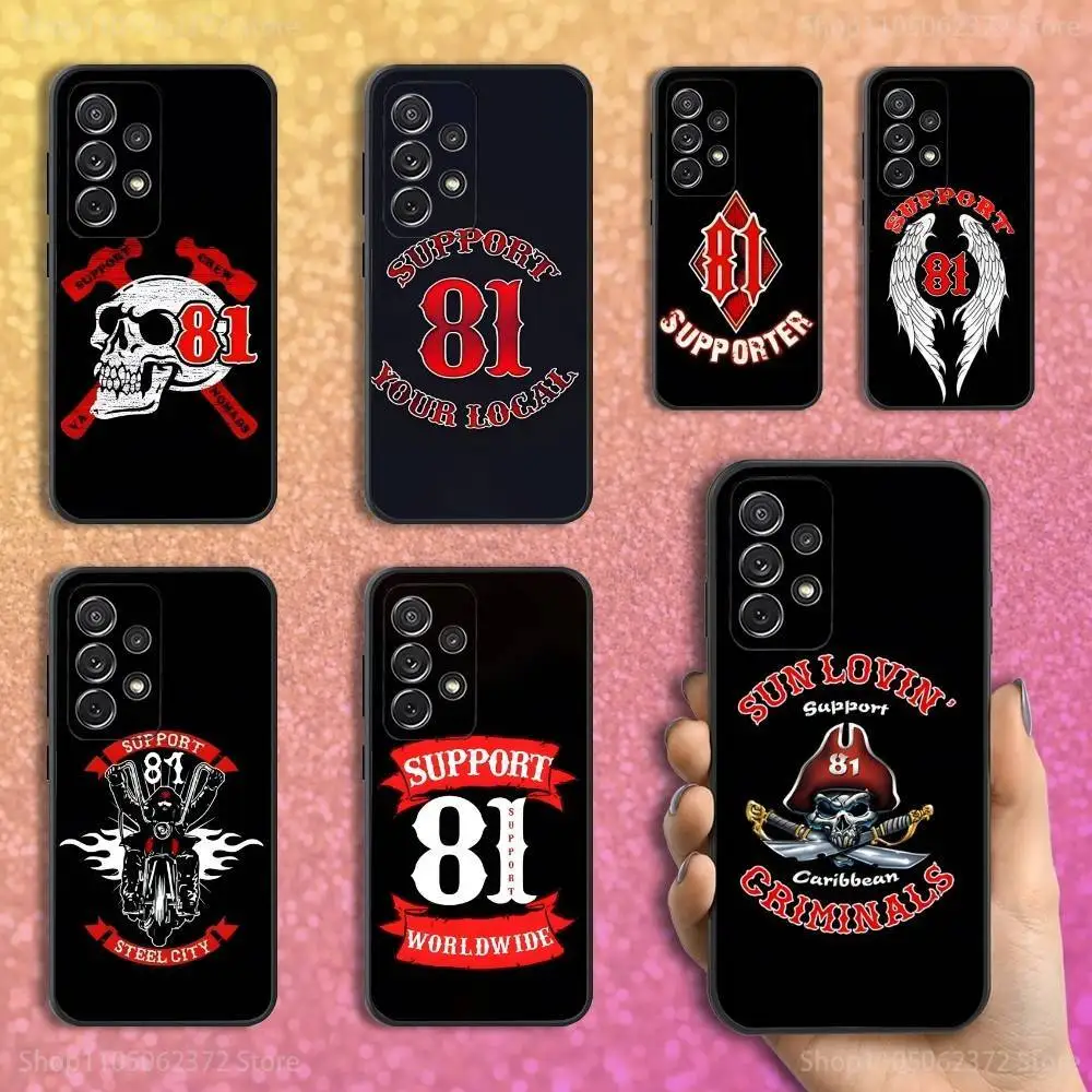 

Hells Angels Moto-81 Cool Phone Case For Samsung S25,S24,S23,S22,S21,S20,S10,Ultra,Plus,Lite,FE,Soft Silicone Black Cover