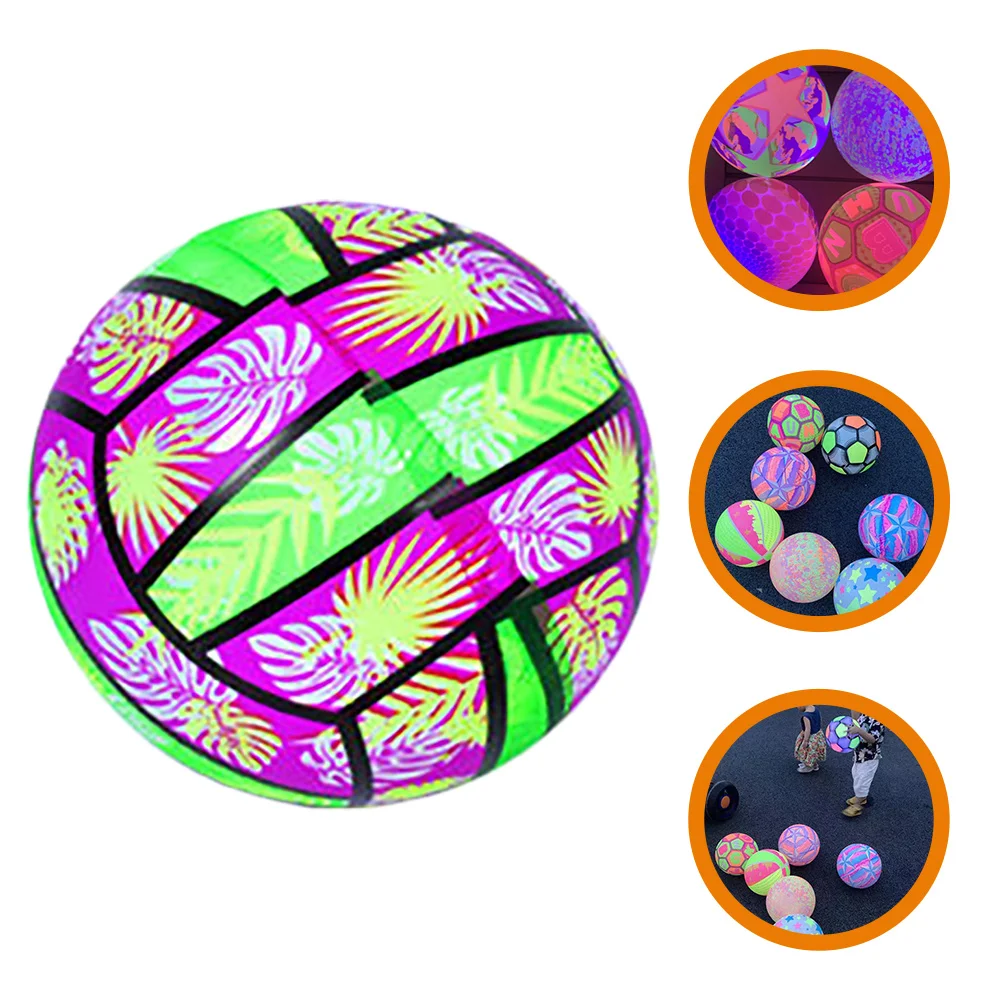 Inflatable LED Football Kids Exercising Toy Child Soccer Party Favors Toddler Toys