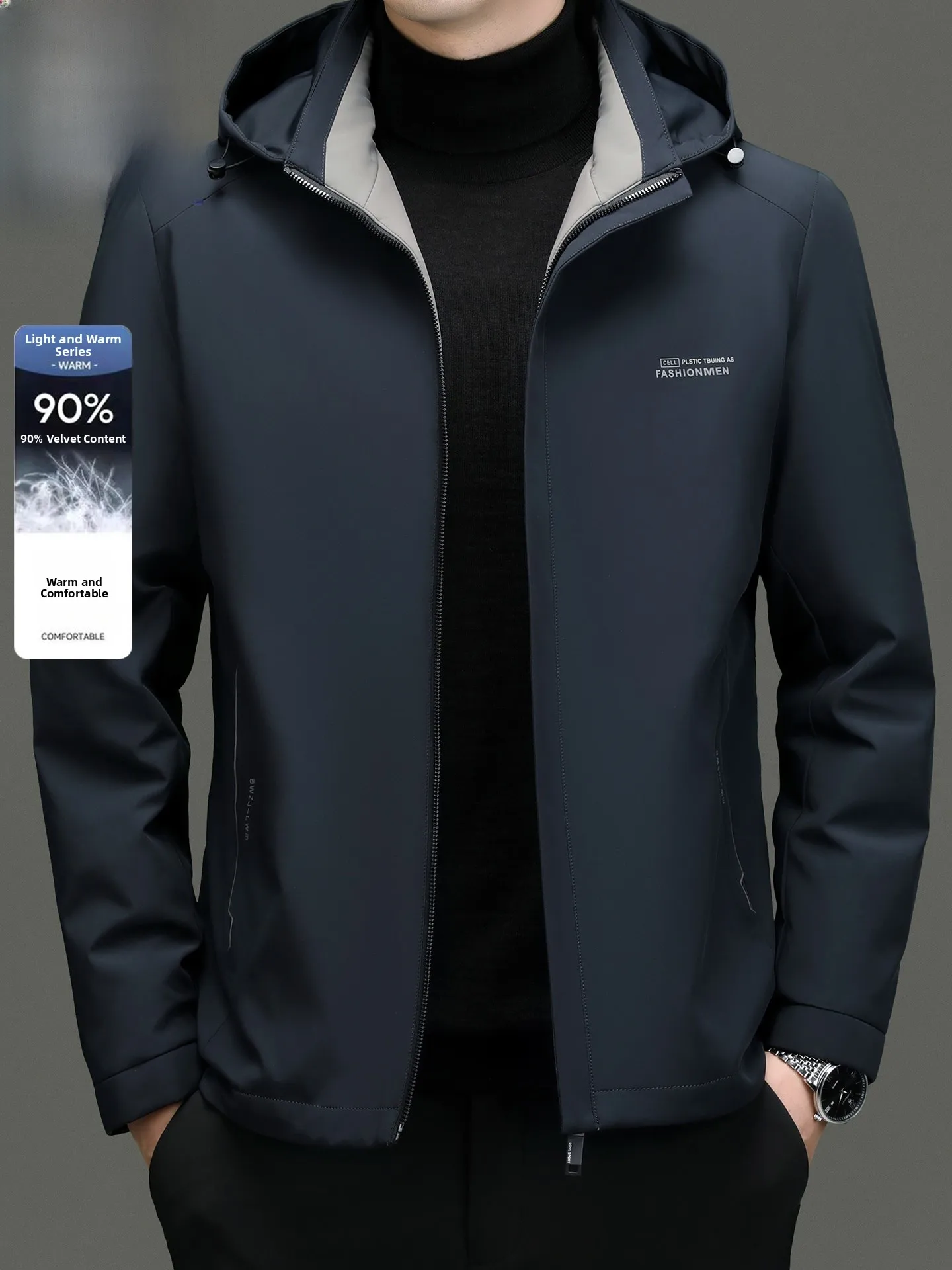 

Легкая мужская короткая пуховая куртка с отстегивающимся капюшоном, деловой повседневный стиль, осень-зима, новый фасон, TUCANO Woodpecker, для активного отдыха