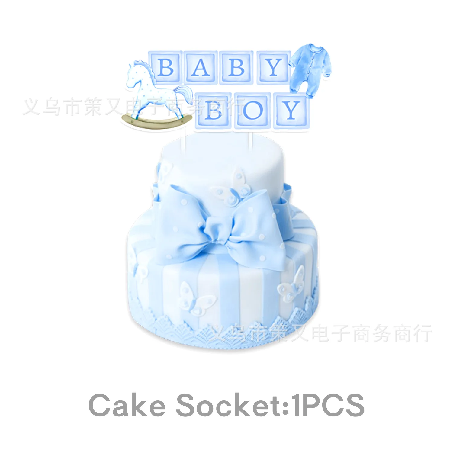 Blaue Babyparty-Luftschlangen zum Aufhängen, Wirbel, Girlanden, Dekorationen, Baby-Jungen-Banner, Baby-Gender-Reveal, Party-Dekorationszubehör – Detail 3