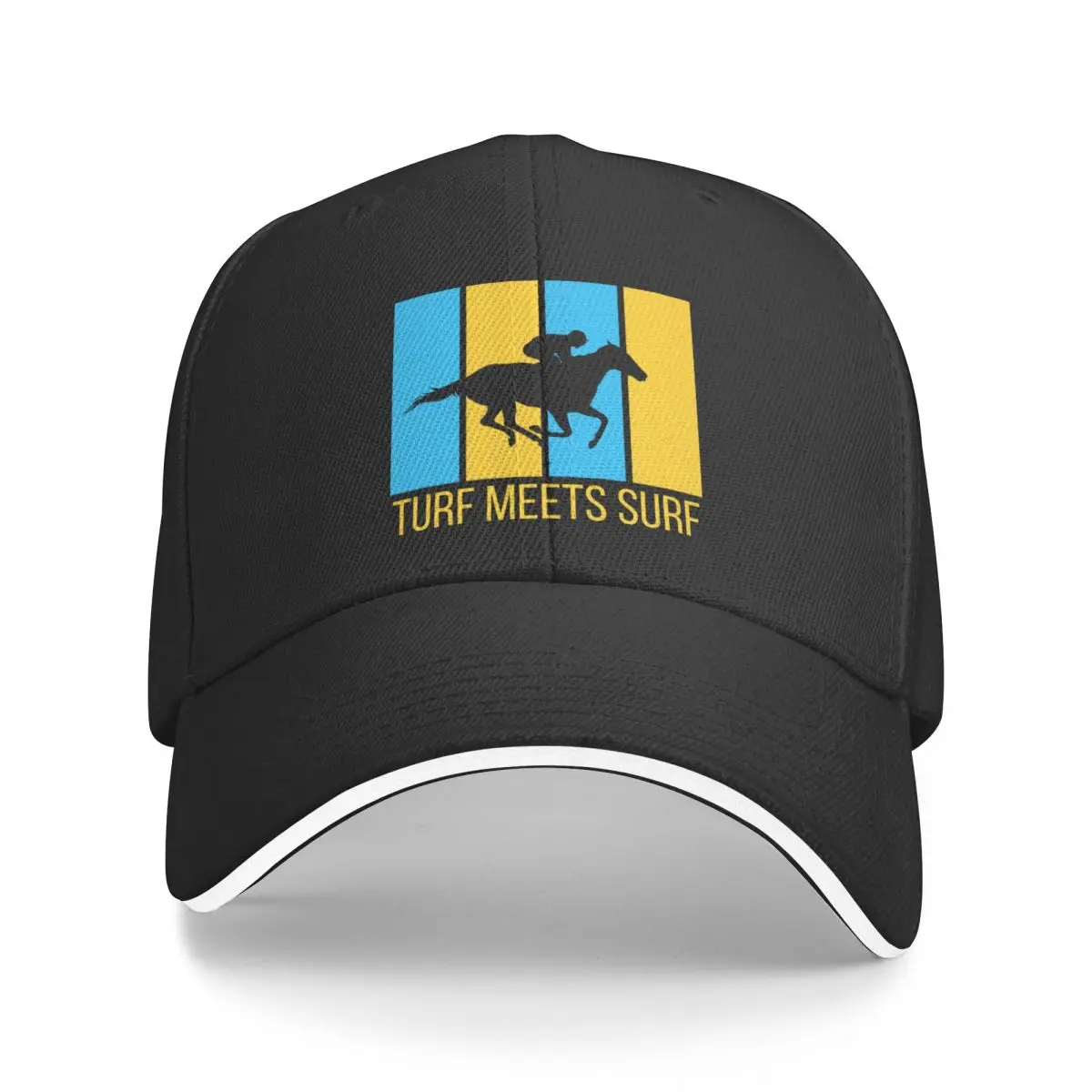 

Turf Meets Surf Baseball Cap Anime Hat Sunscreen tea Hat Men Golf Wear Women's