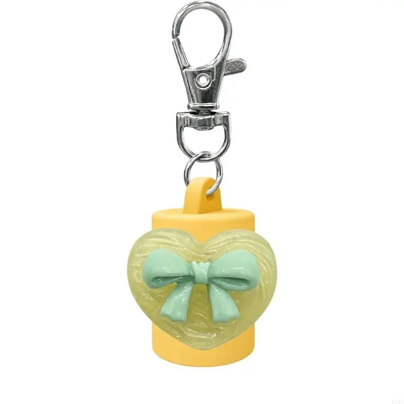  Small Resin Lipsticks Case With Bowknot Design For Handbag Decoration