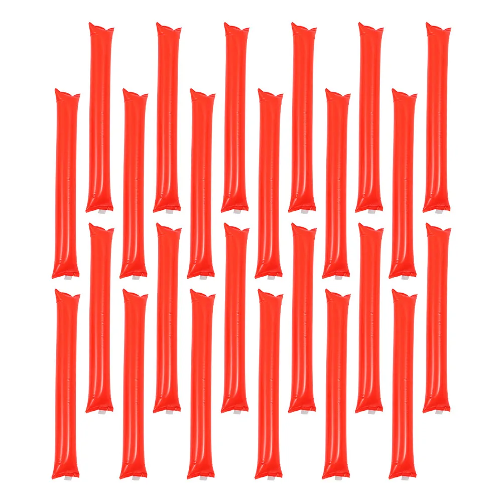 

24pcs Inflatable Thunder Sticks PE Material Cheerleading Pom Poms Sports Event Party Gifts Toys Clappers Noisemakers