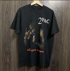 Vtg 90s Tupac 2pac Shakur All Eyez on Me T Shirt All Size S-3XL Gift for fans