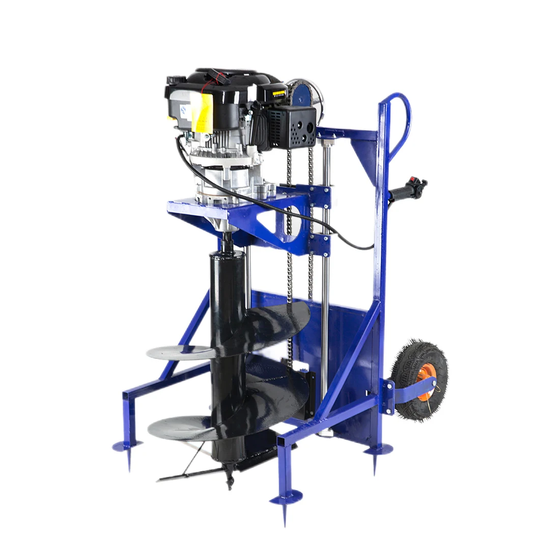 4 stroke gasoline and diesel ground drill digging machine/hole drilling/tree planting/drilling soil planting machine/auger