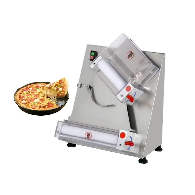 

Foodspark Automatic Energy Saving Electric Pizza Dough Presser Sheeter Tabletop Roller