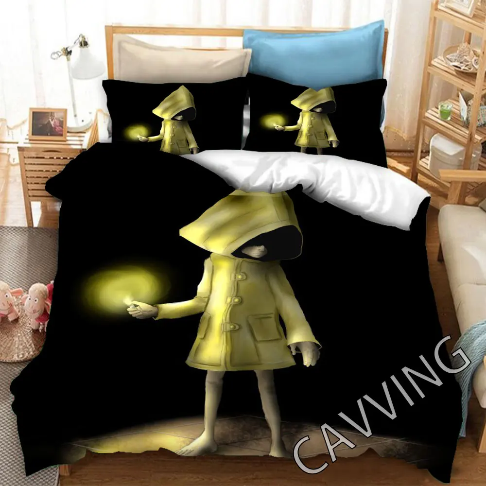 Little Nightmares 3D Printed Bedding Set Duvet Covers & Pillow Cases Comforter Quilt Cover (US/EU/AU Sizes)  k02