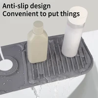 Kitchen Silicone Faucet Mat Faucet Water Catcher Mat Sink Splash Pad Countertop Protector Bathroom - Image 5