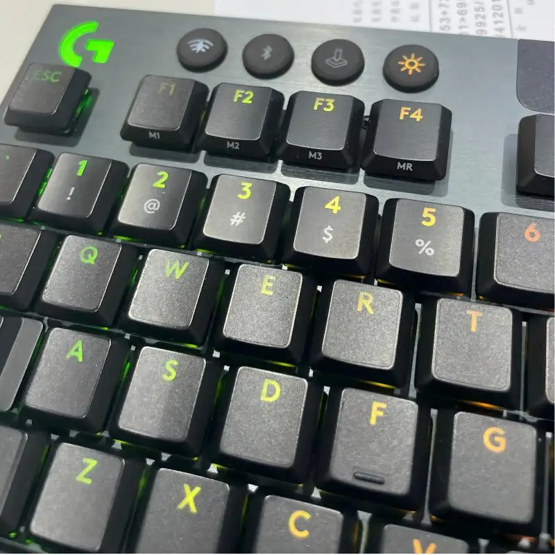 Matte Transparent Semi-Translucent, Suitable for Logitech G813, G913, G915X TKL Keyboard Stickers, Key Film, Anti-Oil view 2