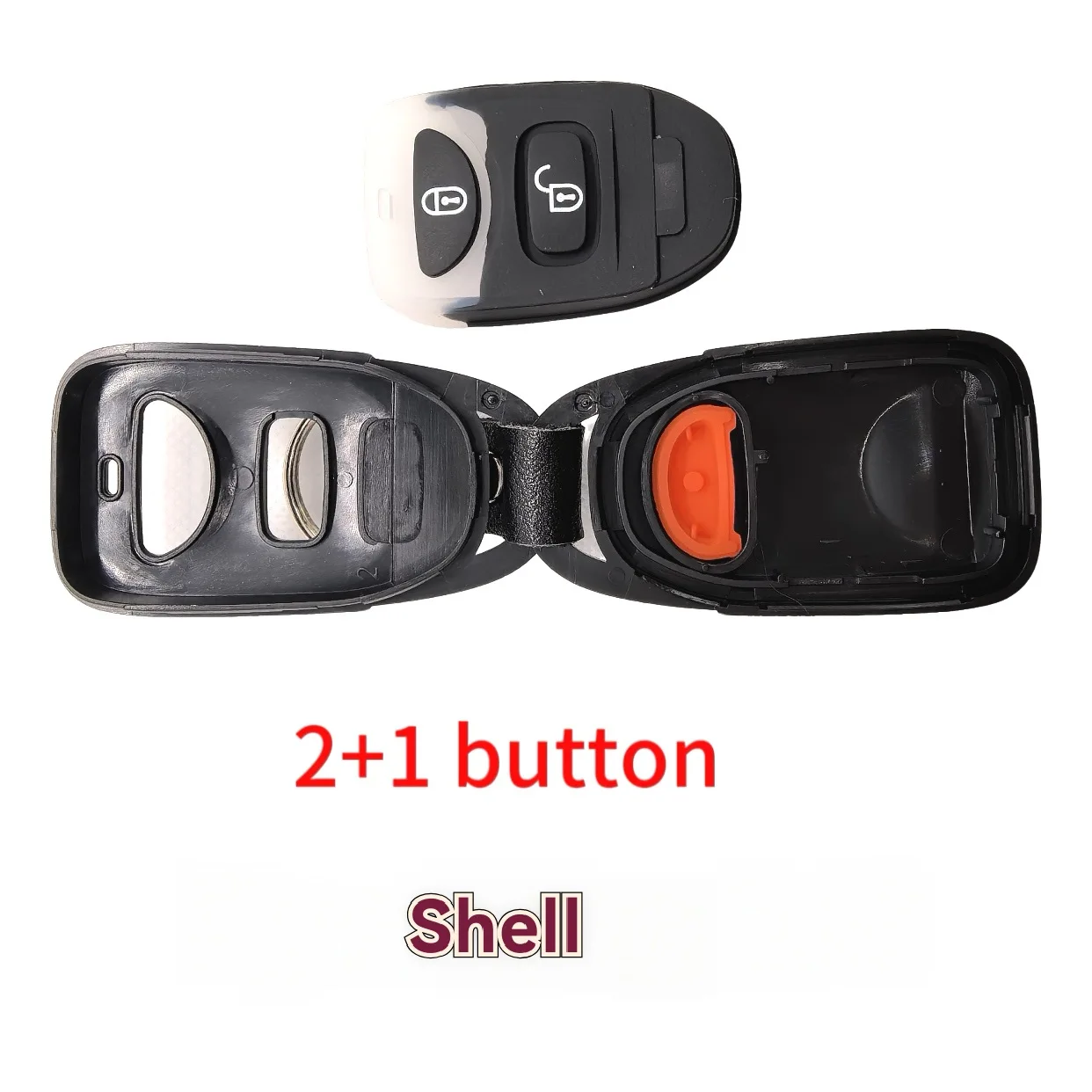 Jingxin 2+1BT 315MHz FCC ID: PINHA-T038 P/N: 95411-0W100/0W110/0W120 Fernbedienung für Autoschlüssel/PCB/Gehäuse für Hyundai Santa Fe 2006-2012 – Detail 5