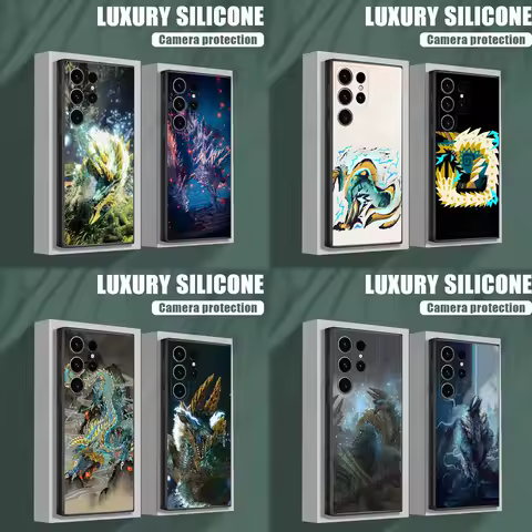 Monster Z-Zinogre Hunter Phone Case For Samsung S25,S24,S23,S22,S21,S20,S10,Ultra,Plus,Lite,FE,Soft Silicone Black Cover